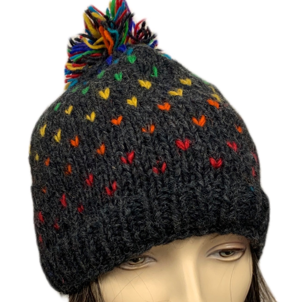 Colorful Wool Beanie - Picture 5 of 5